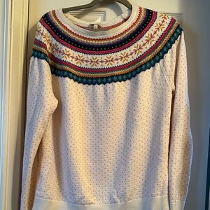 Talbots Multicolor Fair Isle Women's Sweater